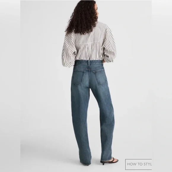 Like New Madewell Balloon Jeans Size 28 - Grwendale Wash - Picture 2 of 9